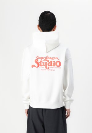 JPRBLAURBAN STUDIO HOODIE UNISEX - Sweatshirt - cloud dancer