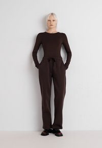 Gina Tricot SOFT TOUCH CREW NECK TOP - Ilgarankovis viršutinės dalies drabužis - java