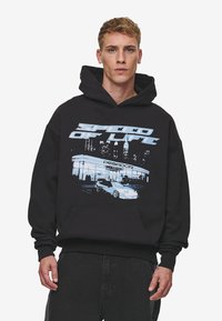 Pegador CONNER OVERSIZED HOODIE - Hoodie - washed black