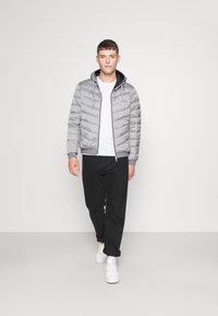 Armani Exchange JACKET - Casaco de penas - melange grey/navy