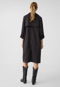 Stradivarius Trench - black