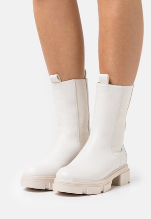 Bottines à plateau - white
