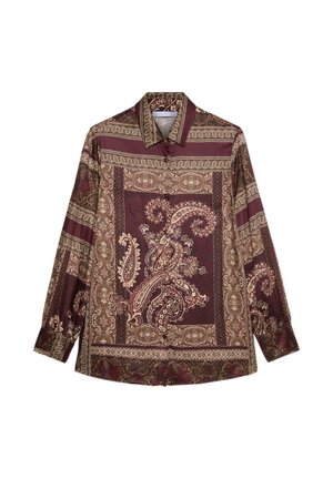 Luisa Viola, CAMICIA STAMPATA (ITALIAN SIZE) - Button-down blouse - bordeaux