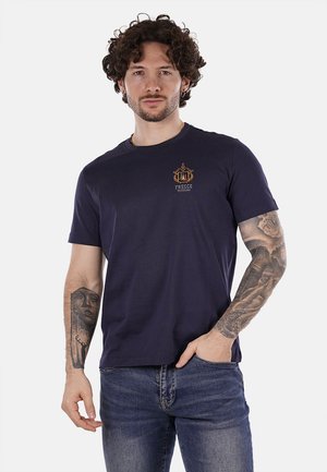 T-shirt con stampa - blu