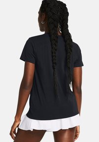Under Armour RIVAL CORE - Basic T-shirt - black white