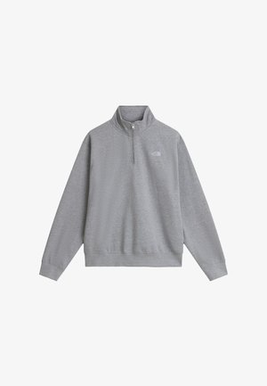 The North Face, M TNF ESSENTIAL SIMPLE DOME RLX 1/4 ZIP. - Sudadera - tnf pale grey heather