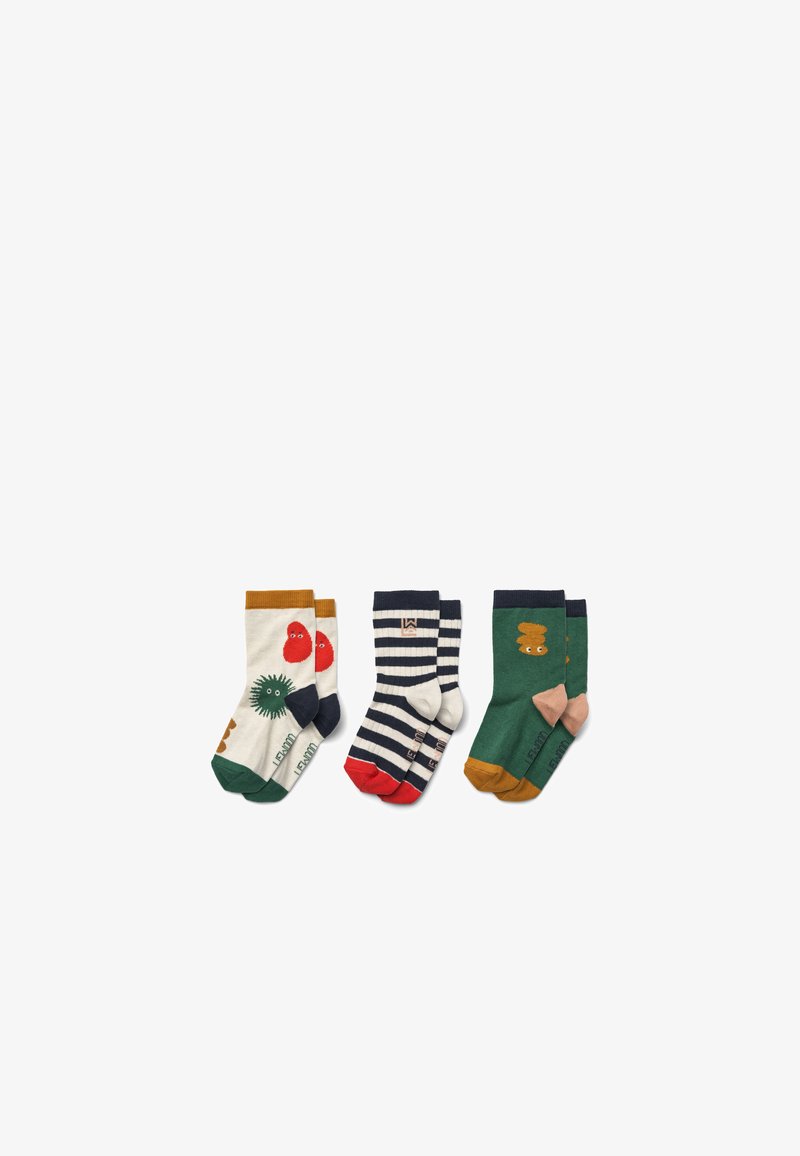 Liewood SILAS UNISEX 3 PACK - Strømper - sandy mix
