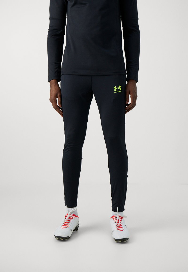 Under Armour CHALLENGER - Treniņtērpa apakšdaļas - black/high vis yellow