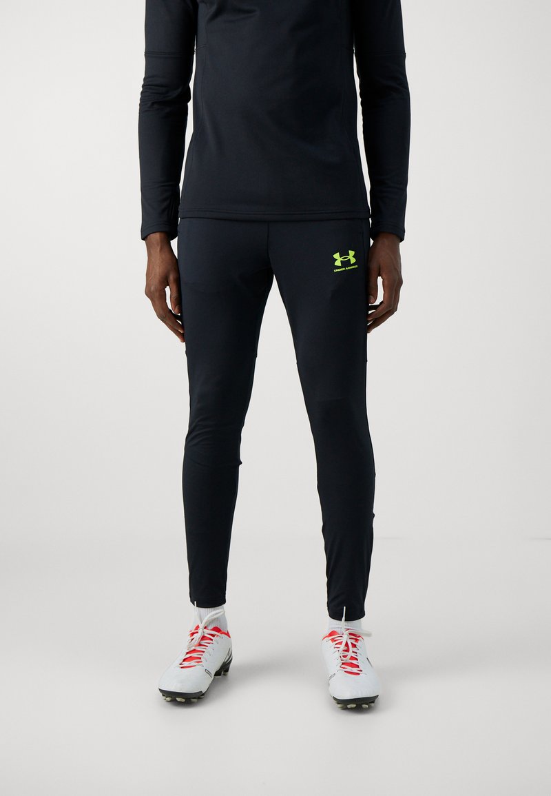 Under Armour - CHALLENGER TRAIN PANT - Dresside alumine osa - black/high vis yellow, Suurenda