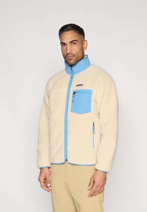 CLASSIC RETRO-X - Flisinė striukė - dark natural/shore blue