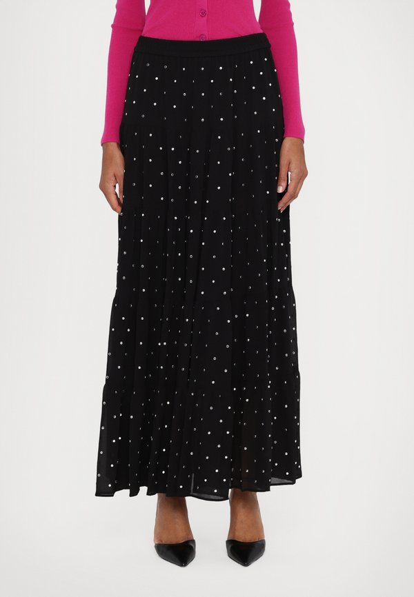 STUDDED TIER MAXI SKIRT - Maxi skirt
