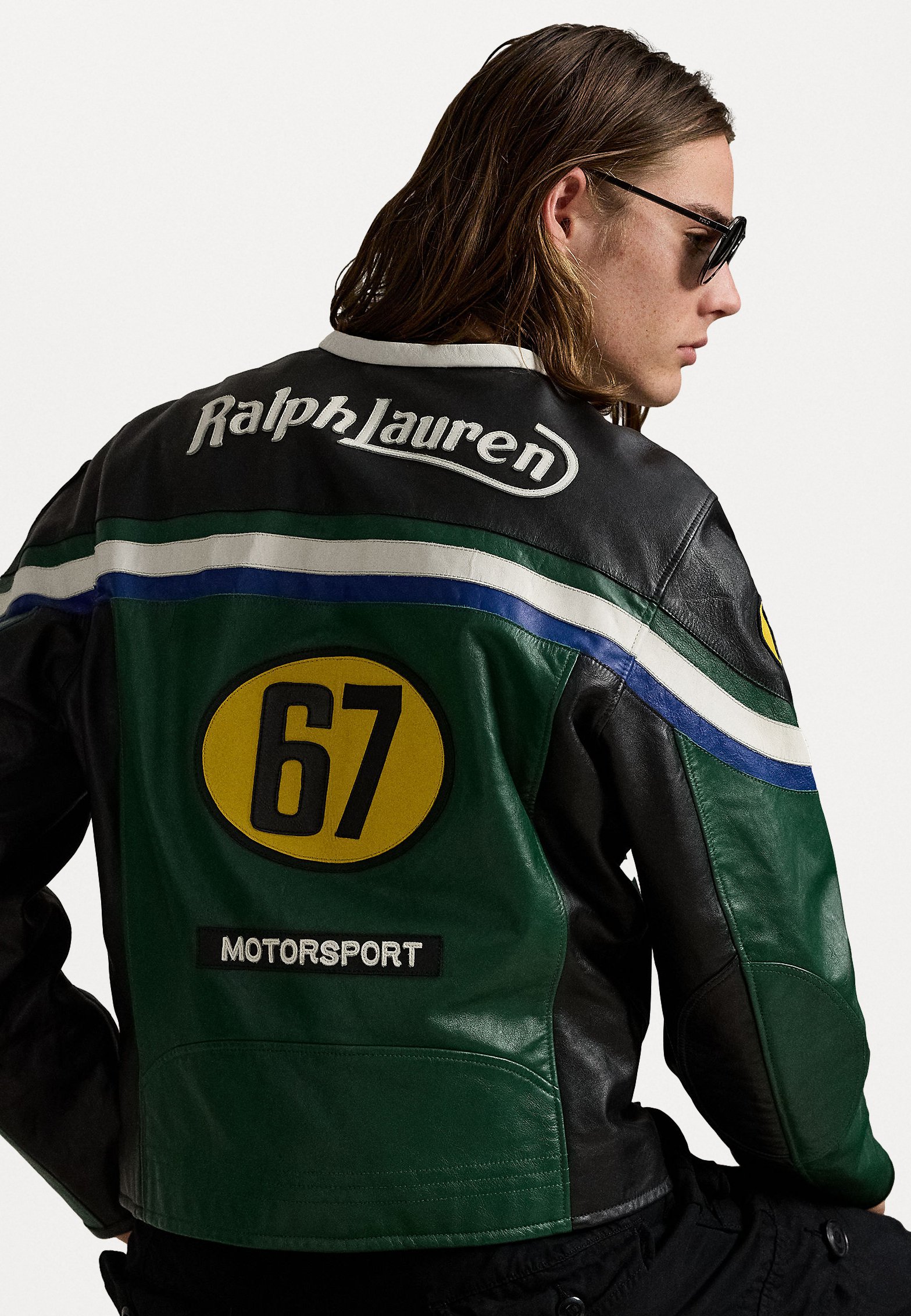 Polo Ralph Lauren MOTO JACKET - Leather jacket - tennis