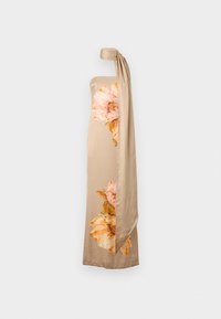 ZELDA SCARF DETAIL DRESS - Maksi suknelė - champagne/peony