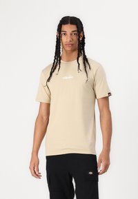 Ellesse - OLLIO TEE - Marškinėliai su spaudiniu - beige Miniatiūros vaizdas 1