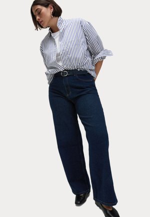 Marks & Spencer WIDE LEG - Jean boyfriend - indigo mix