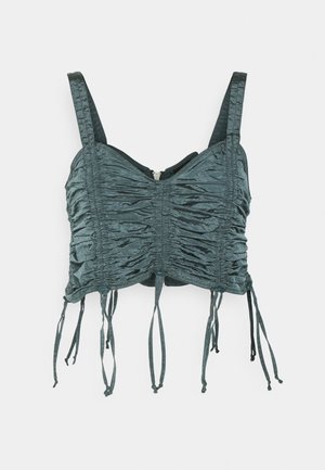iets frans... IF TECH RUCHED VEST - Felső - blue