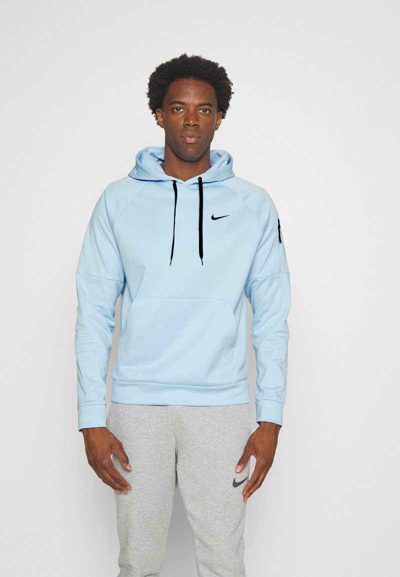 Nike Performance Sweatshirt com capuz - celestine blue/black