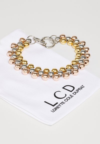 Lorette Colé Duprat TRINITY NECKLACE UNISEX - Náhrdelník - pink gold-coloured/palladium-coloured/yellow gold-coloured