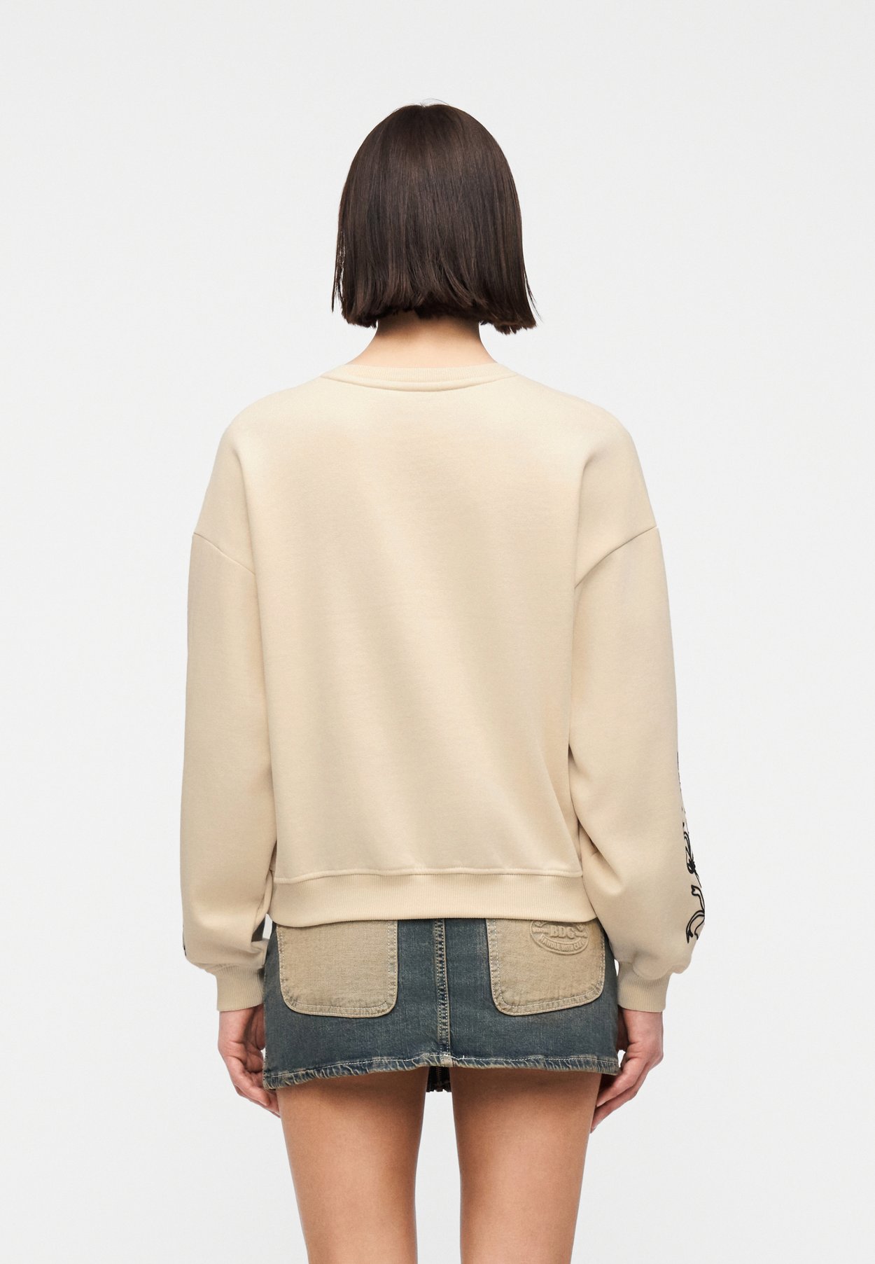 ONLBROOKLYN L/S EMBROIDERY BOX SWT