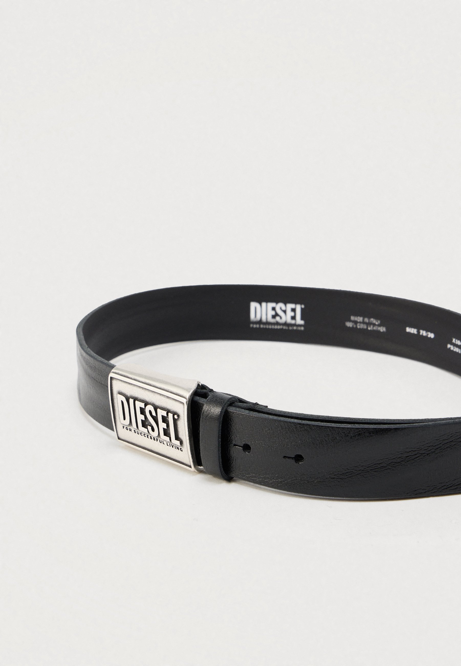 Diesel BISCOTTO - Belt - black - Zalando.co.uk