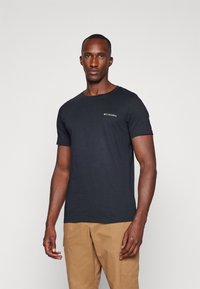 Columbia RAPID RIDGE™ BACK GRAPHIC TEE  - Apdrukāts T-krekls - black