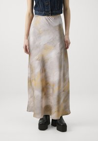 VILA - VINIKA MIDI SKIRT - Maksihame - birch Pienoiskuva 1