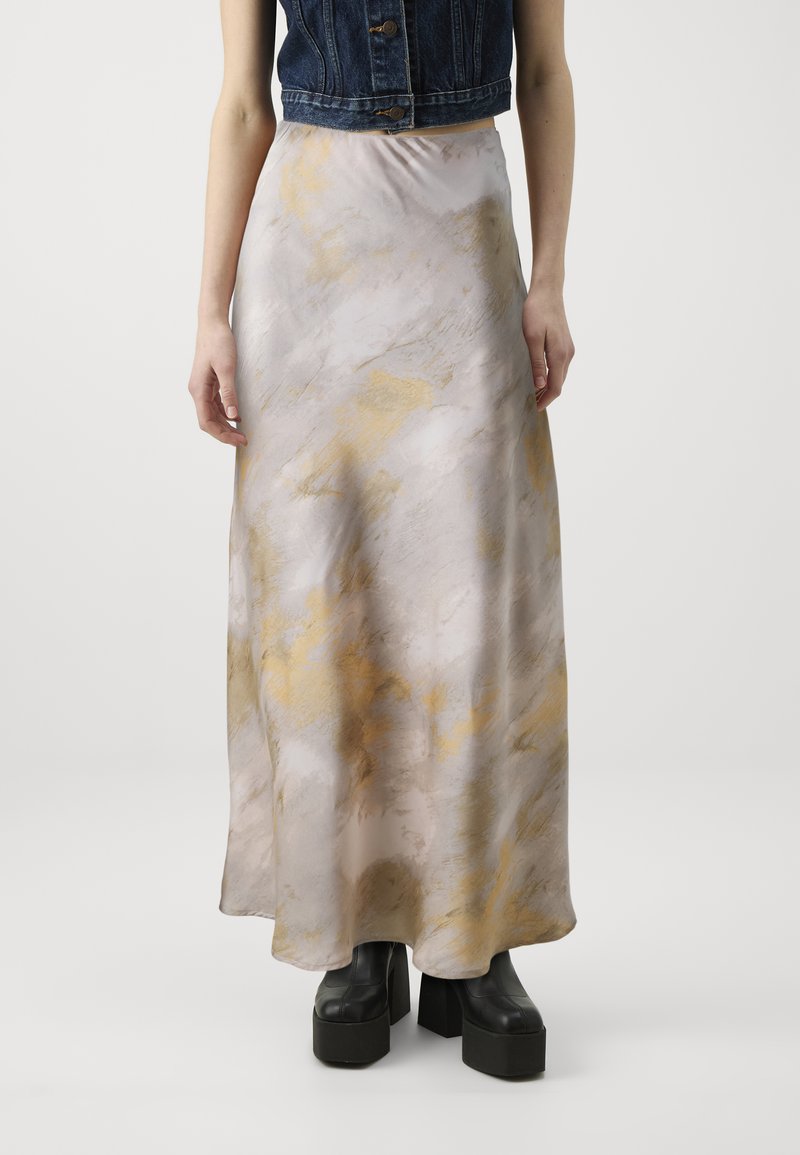 VILA - VINIKA MIDI SKIRT - Maksihame - birch, Suurenna