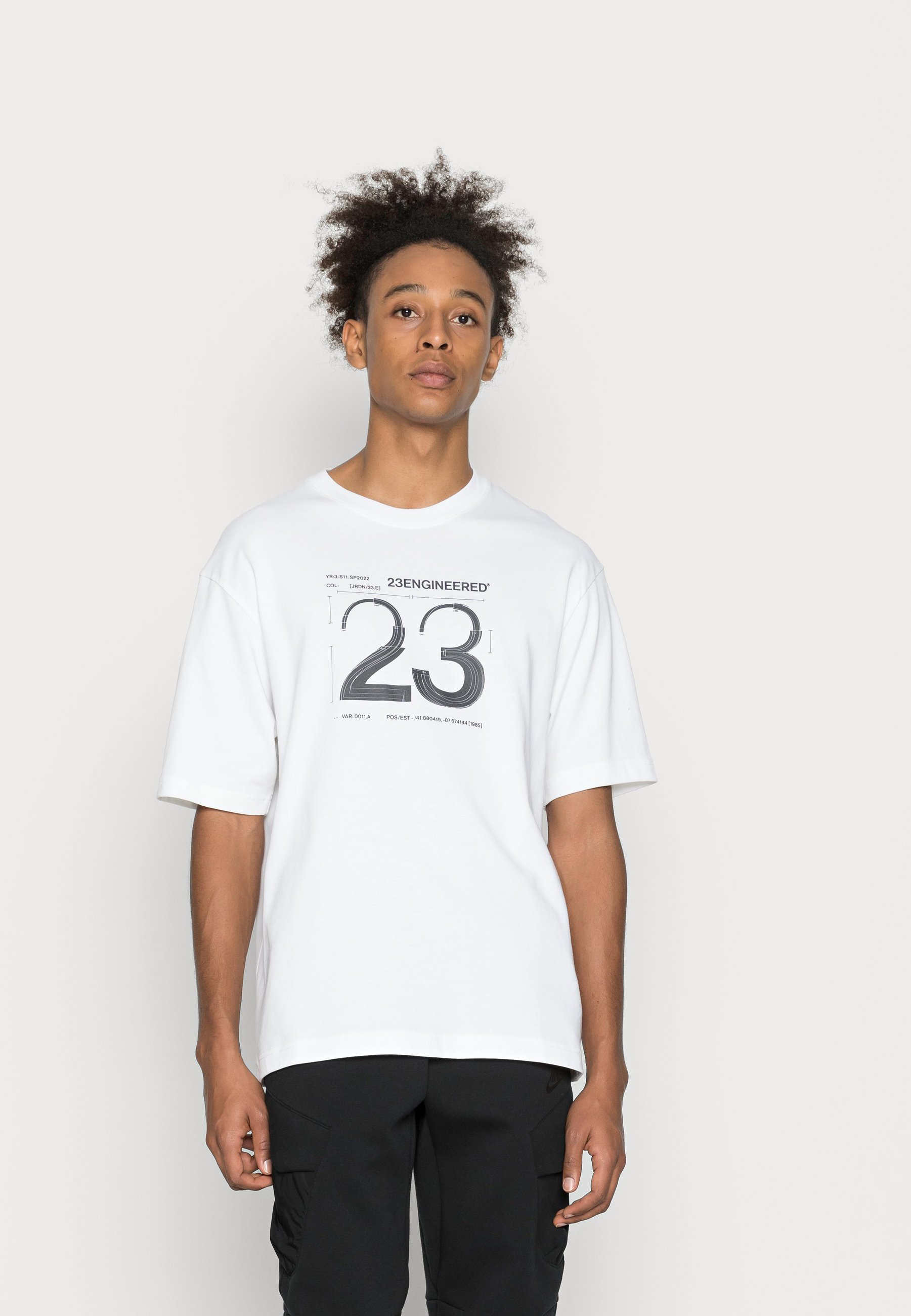 Jordan Print T-shirt - white - Zalando.ie