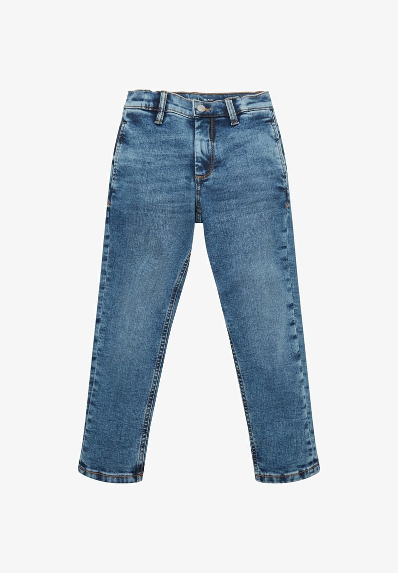 TOM TAILOR Jeans straight leg - mid stone bright blue denim