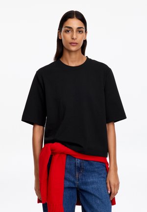 ARKET, ARKET ALBA BOXY T-SHIRT - Camiseta básica - black