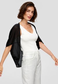 s.Oliver BLACK LABEL Poncho - schwarz