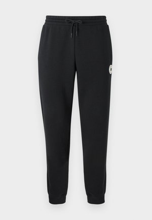 Converse STANDARD FIT CHUCK TAYLOR PATCH PANTS UNISEX - Pantaloni sportivi - black
