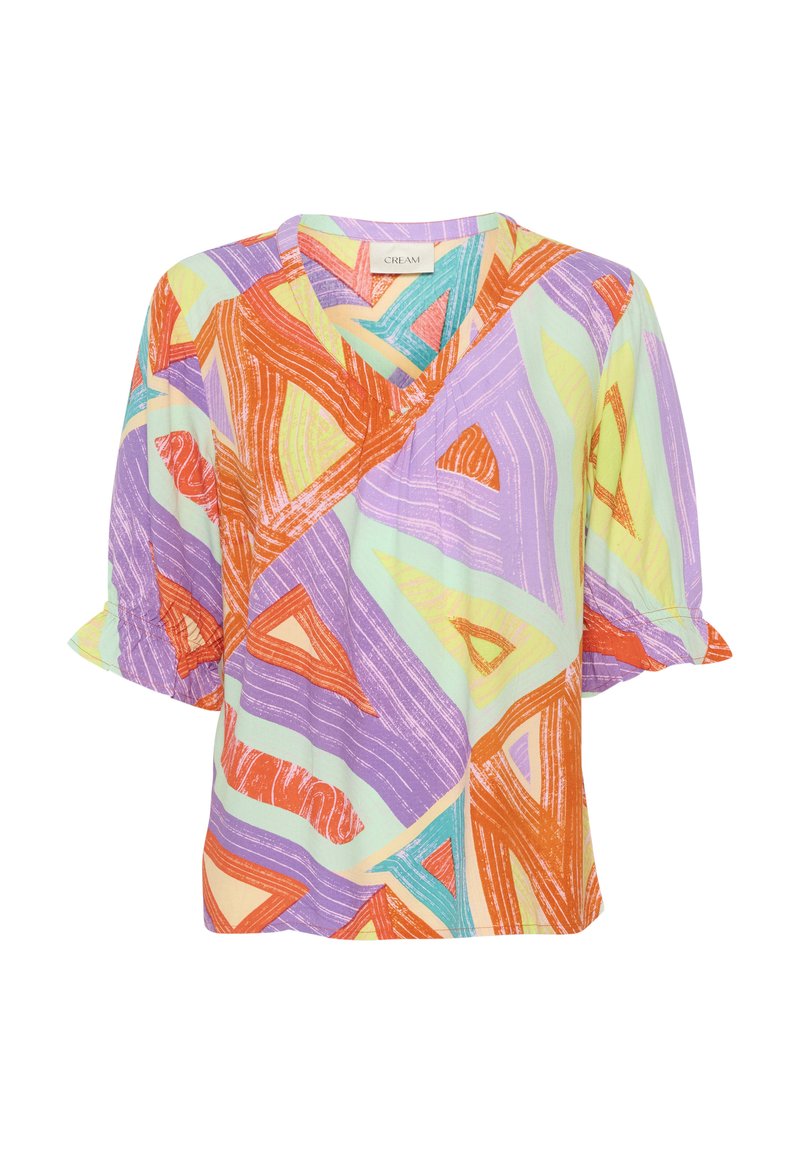 Cream Blouse paars