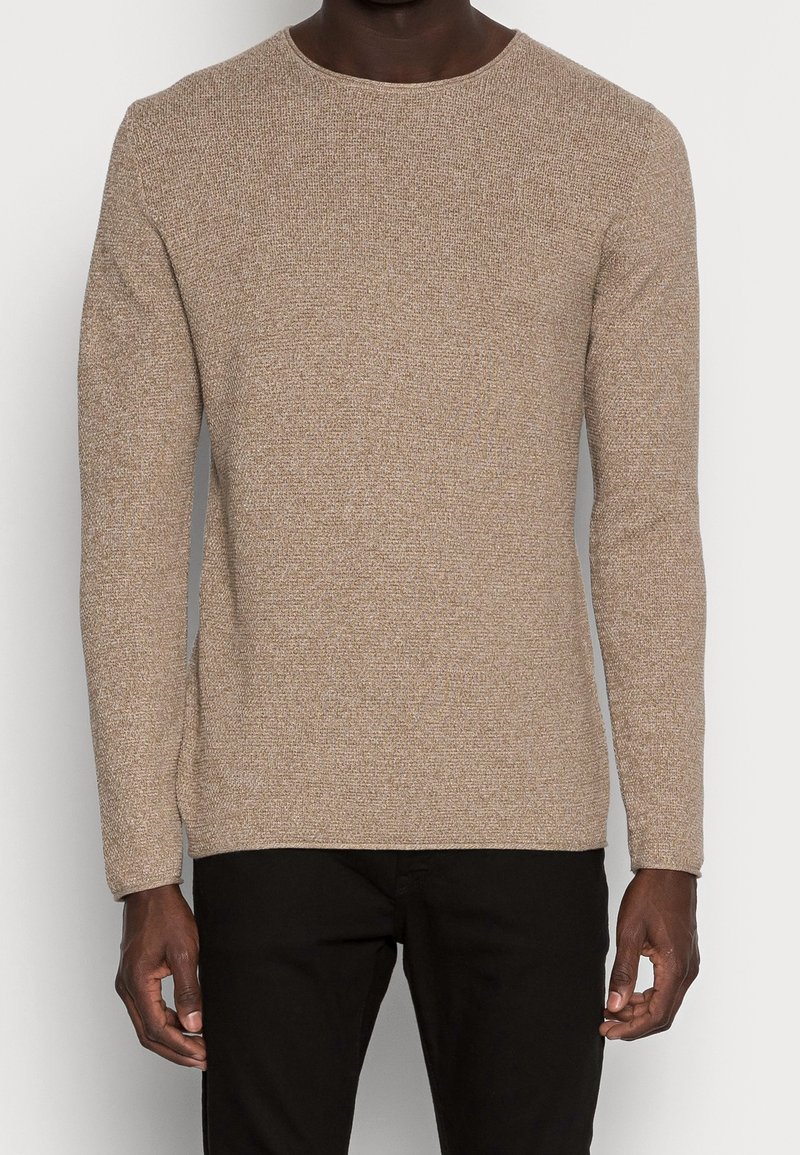 Selected Homme Stickad tröja - light brown