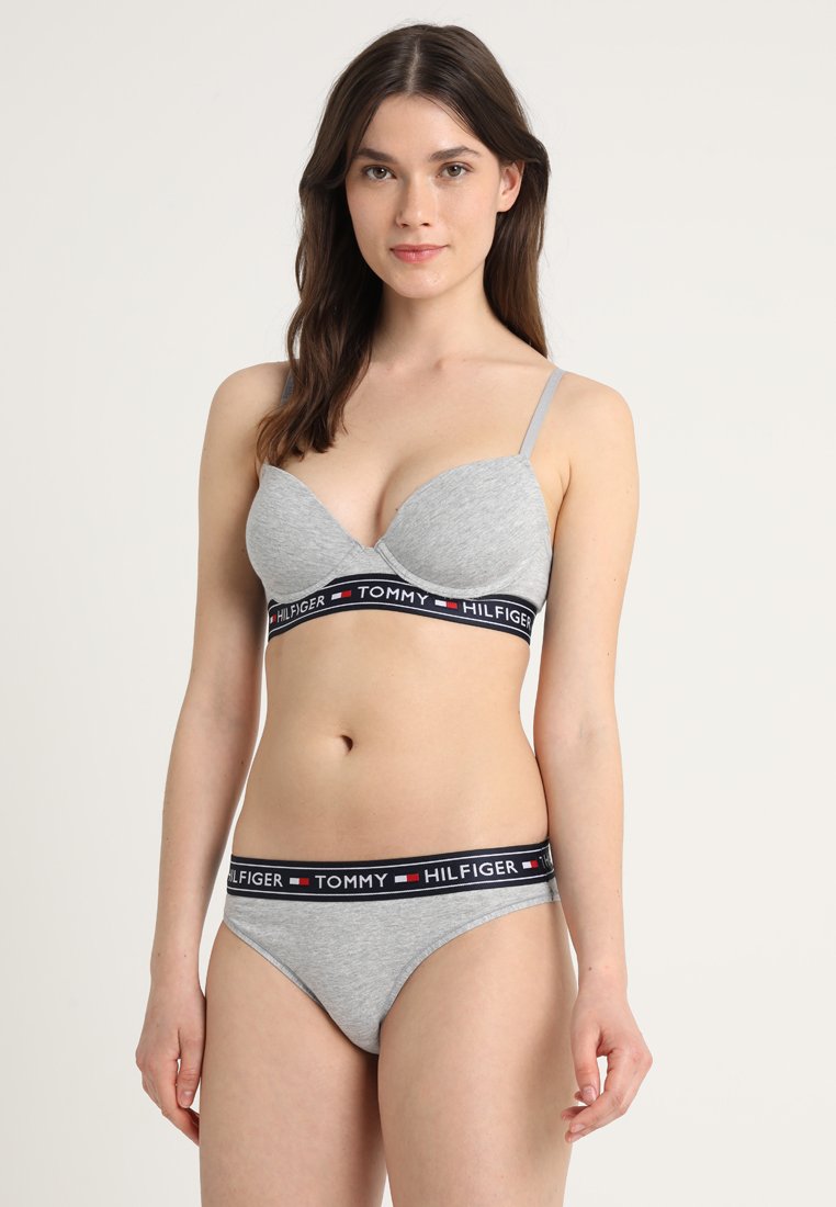 miljøforkæmper skuespillerinde Ejeren Tommy Hilfiger MODERN BRA - T-shirt-bh - grey/grå - Zalando.dk