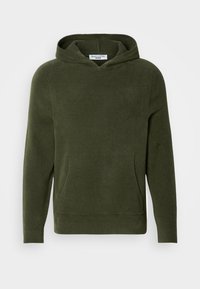 LONGSLEEVE - Džemperis ar kapuci - swamp green