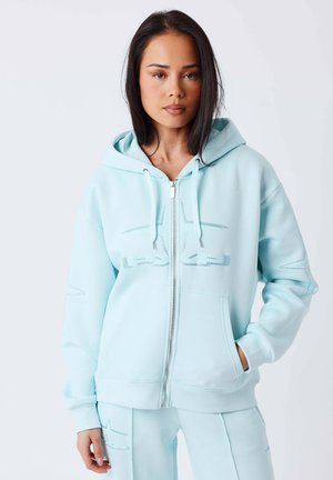 CAPUCHE STRASSY - Sudadera con cremallera - bleu océan