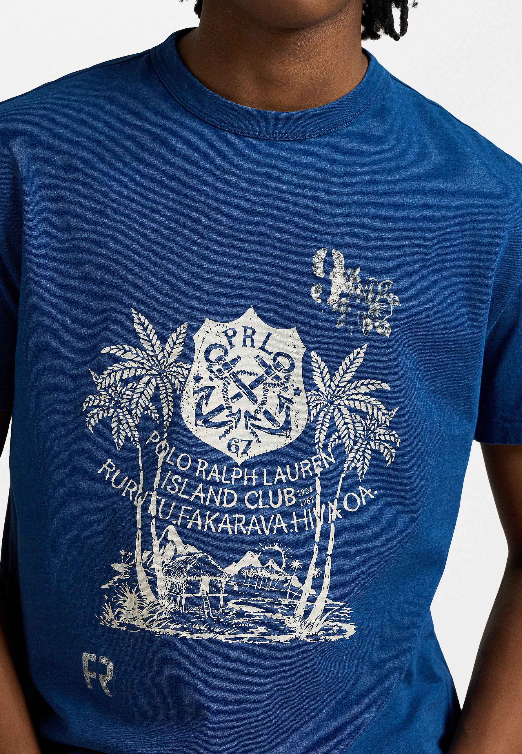★★POLO RALPH LAUREN★★ Classic fit jersey graphic tee blu Classic Fit Jersey Graphic T-Shirt