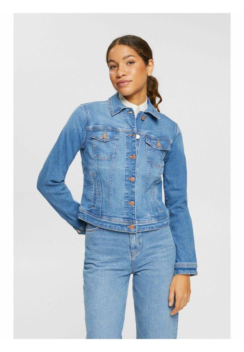 edc by Esprit Denim jacket blue medium washed new/blue denim Zalando.ie