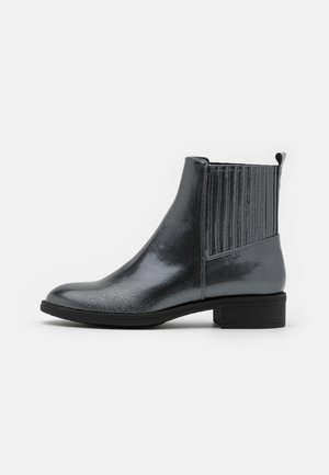 Kotníkové boty - gunmetal