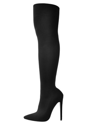Laarzen met hoge hak - black