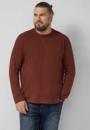 Langarmshirt - bordeaux