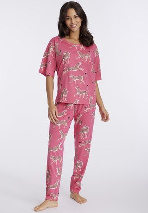 VIVANCE DREAMS BY LASCANA VD ANIMAL SET - Pyjama set - pink gemustert