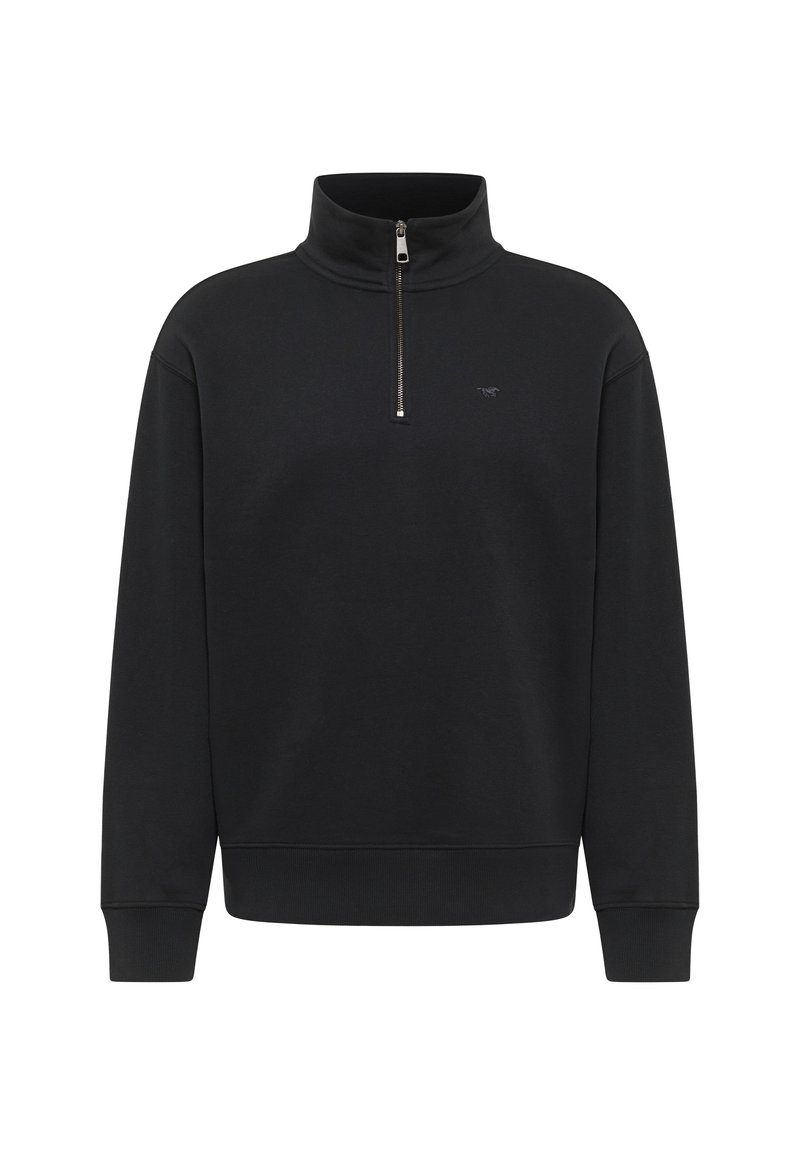 mustang Trui gemêleerd zwart mustang Trui gemêleerd zwart