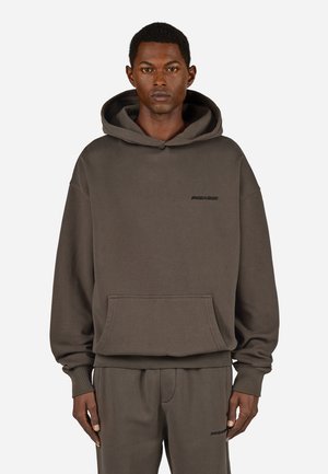 Pegador LOGO  - Kapuzenpullover - washed walnut brown black