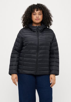 CARTAHIA QUILTED HOOD - Overgangsjakke - black