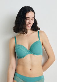 DORINA YAHARA 2 PACK - Kaarituelliset rintaliivit - green/pink