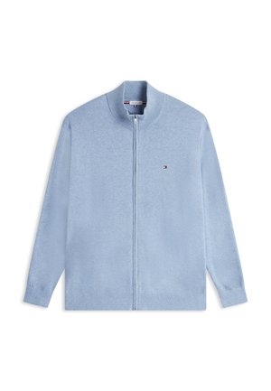 Tommy Hilfiger, ESSENTIAL ZIP  - Strickjacke - brisk blue heather