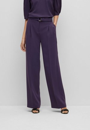Pantalon classique - dark purple