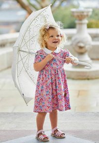 JoJo Maman Bébé GARDEN PETER PAN PET IN POCKET- REGULAR FIT - Rochie din jerseu - pink strawberry garden